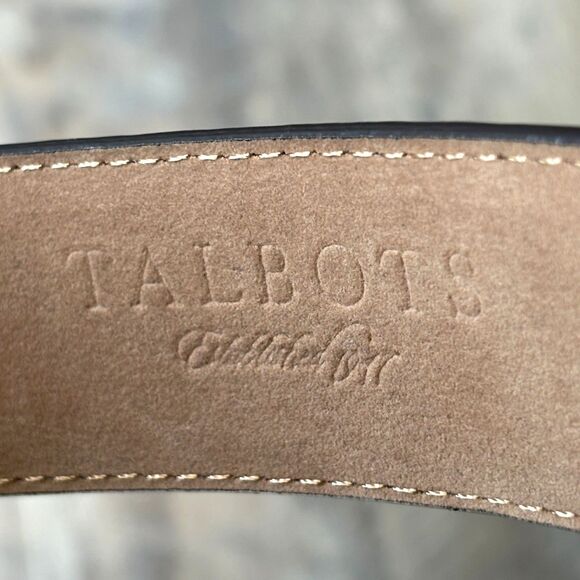 TALBOT"S Barrel Out Cowgirl Genuine Leather Snakeskin Pattern Lady Size XS Belt - Picture 3 of 5
